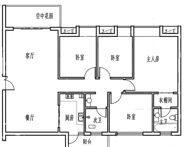 臥室裝修 大門正對房門